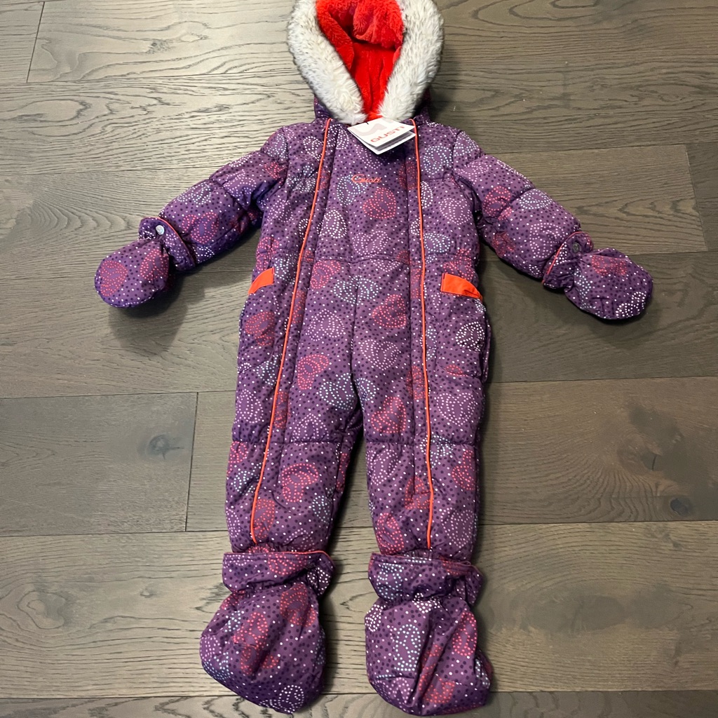 Gusti Girls One Piece Snowsuit 18m Nwt Retail $329